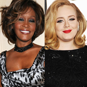 Whitney Houston, Adele Whitney Houston, Adele